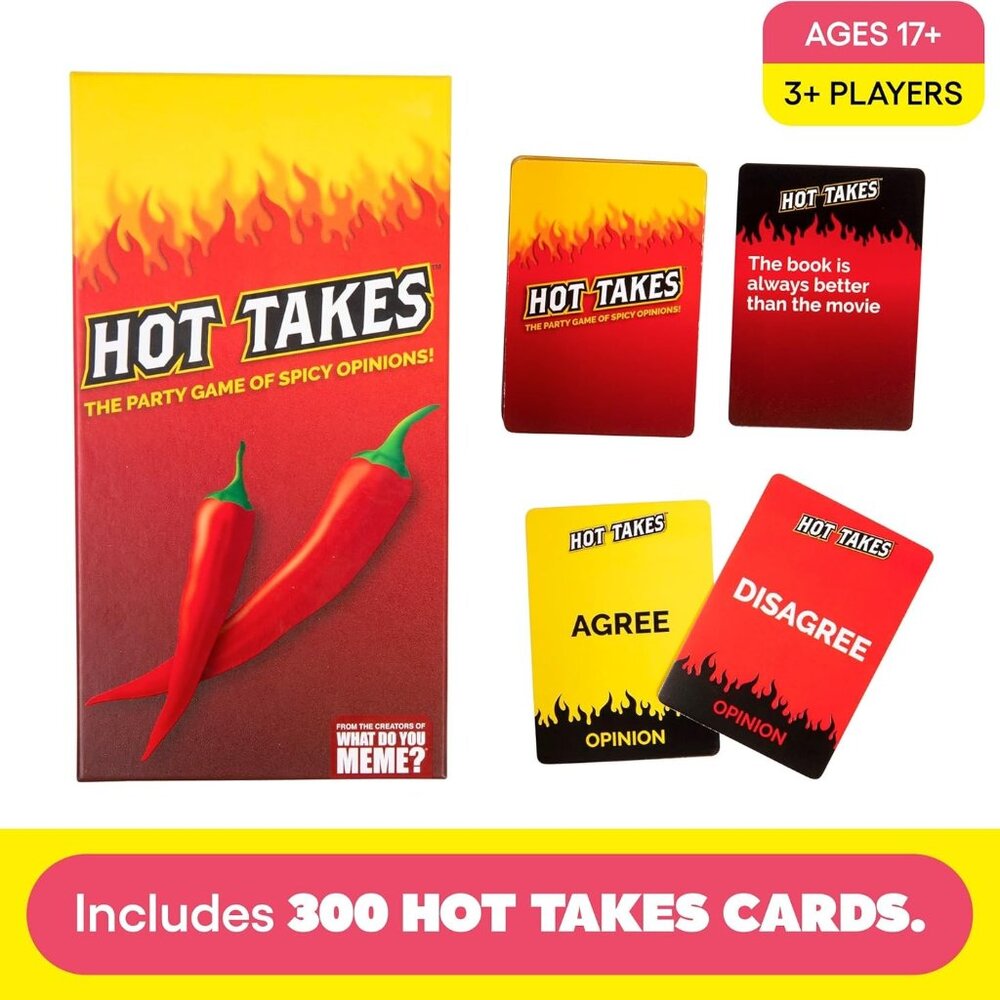HOT TAKES The Party Game of Spicy Opinions Adult Party & Fun BRAND-NEW sealed - Picture 2 of 16